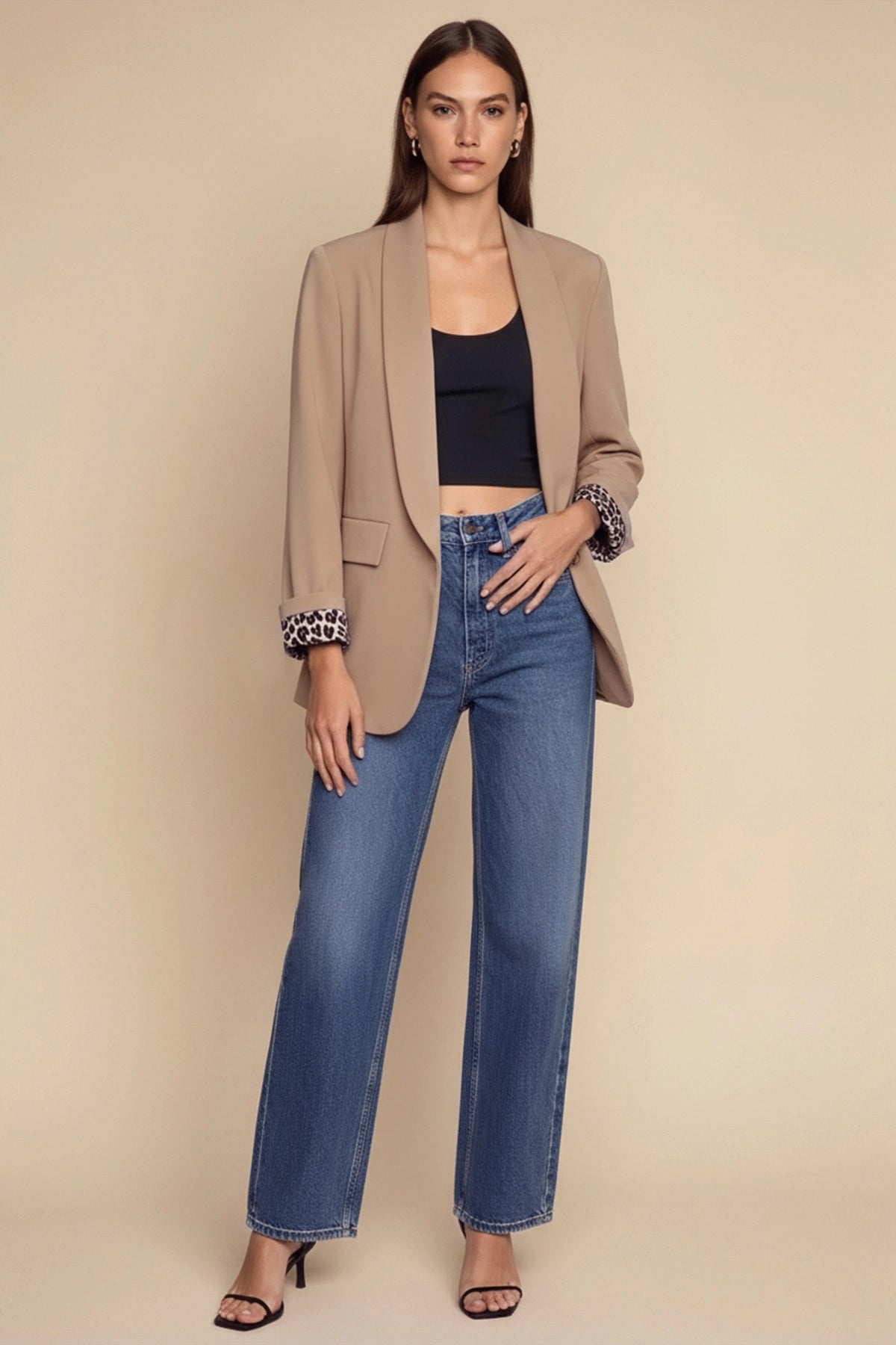 CicyBell-Women-Khaki-Blazer-NX2632_4.webp