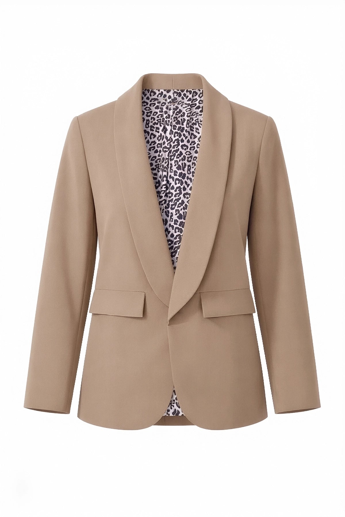 Womens Khaki  Business Casual Blazer | CicyBell