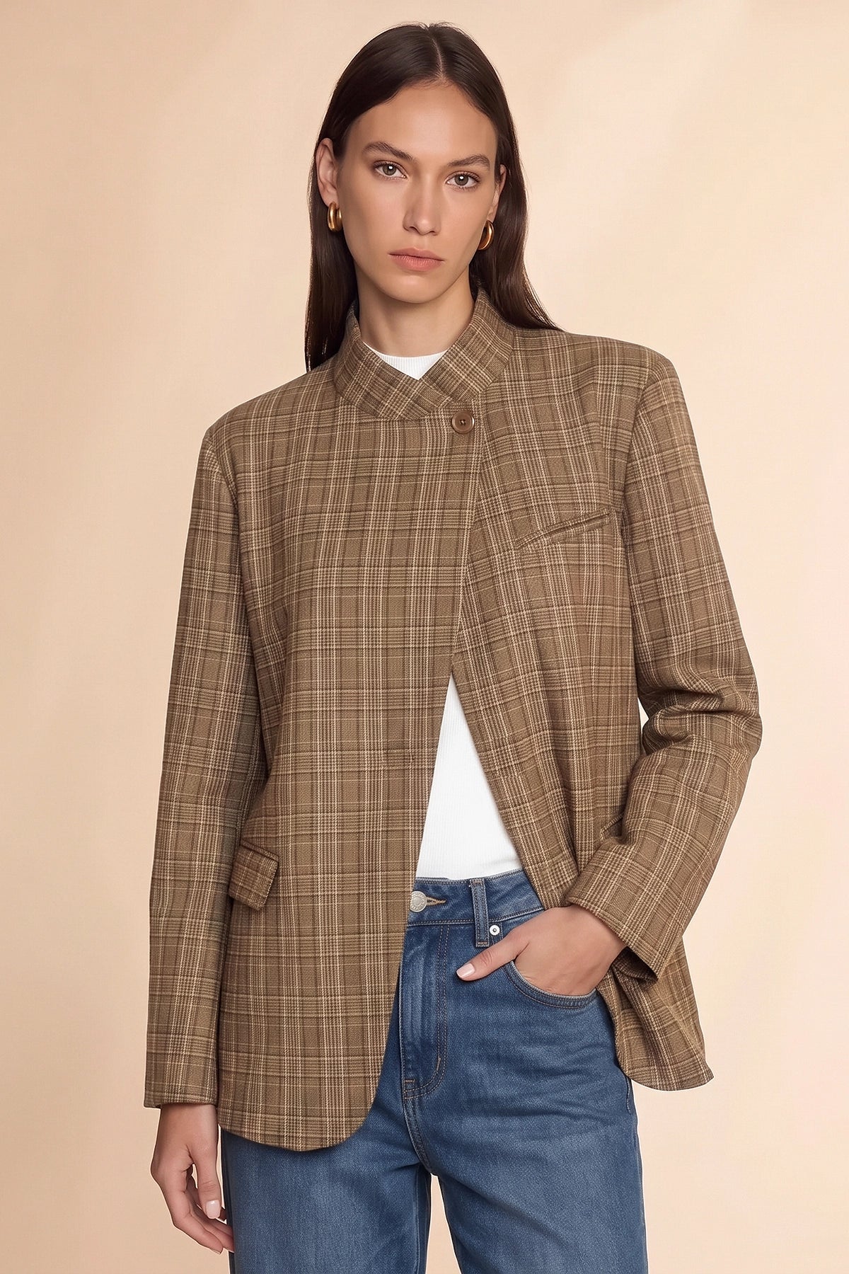 CicyBell-Women-Khaki-Blazer-NX2691_5.webp