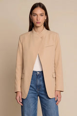 Womens Khaki Professional  Blazer | CicyBell