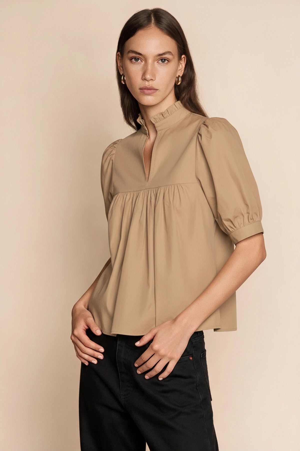 CicyBell-Women-Khaki-Blouses-H4E278_1.webp