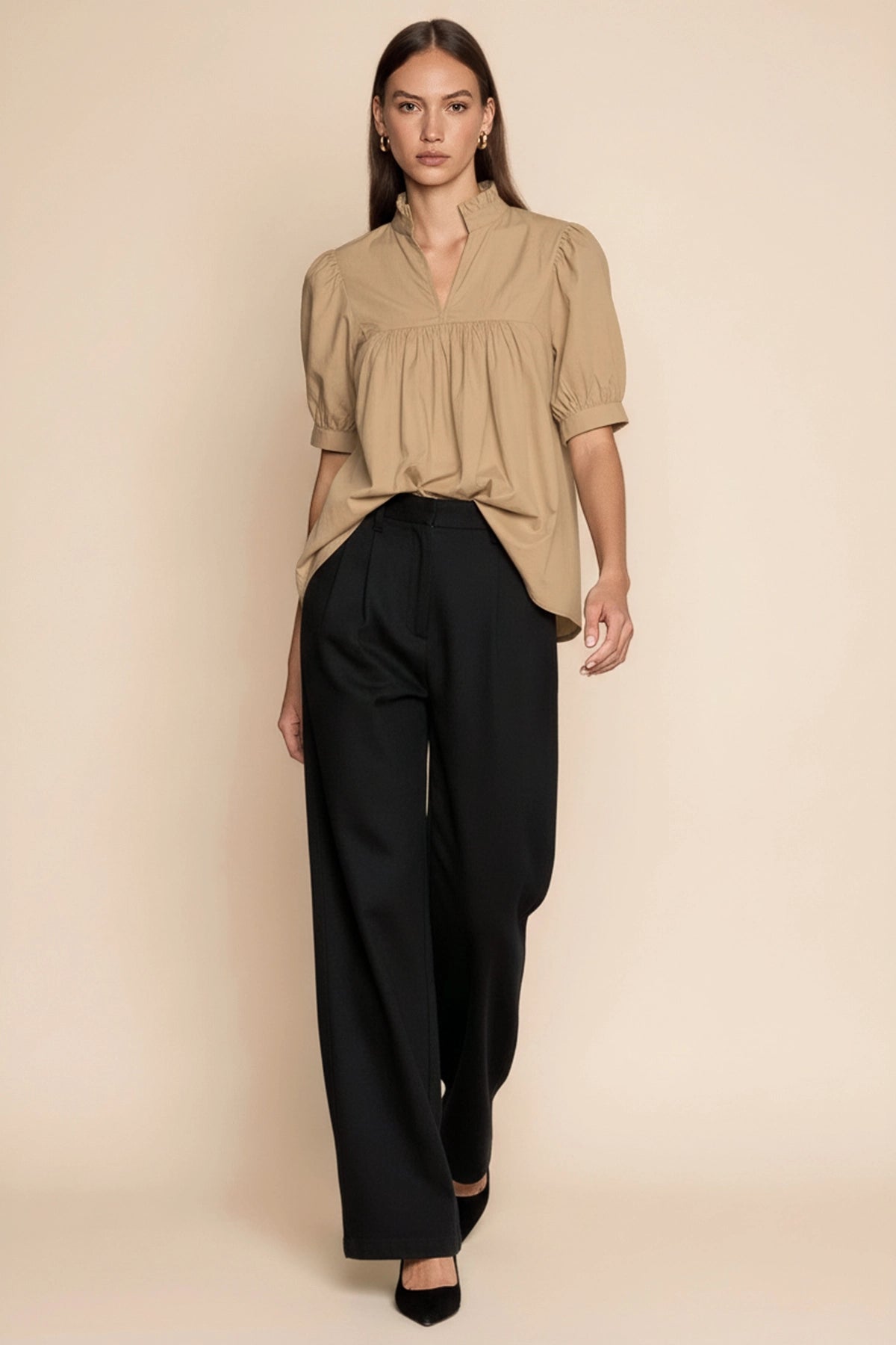 CicyBell-Women-Khaki-Blouses-H4E278_2.webp