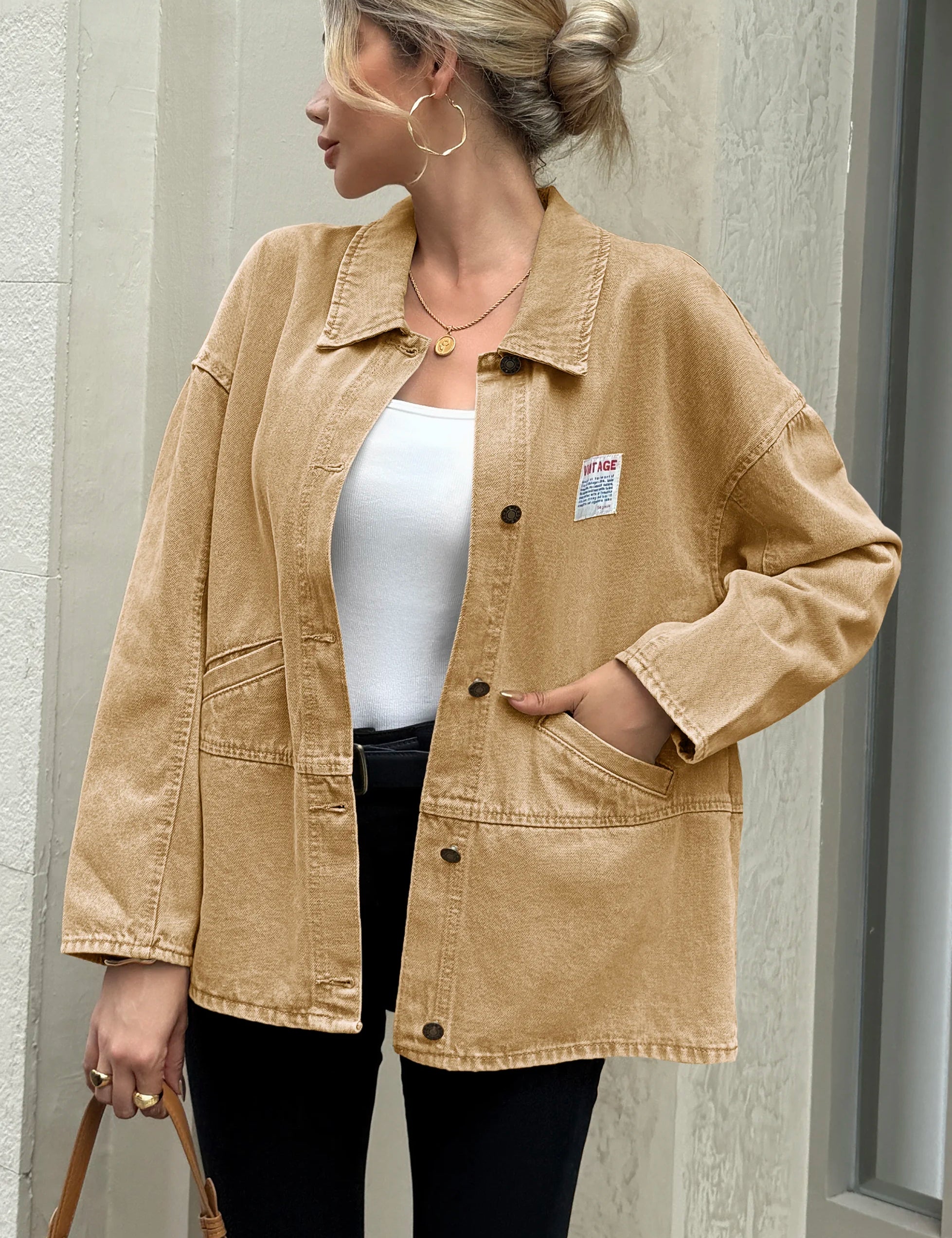 CicyBell-Women-Khaki-DenimJackets-H9H437_5.webp