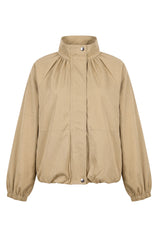 Womens Khaki Cropped Bomber Jacket | CicyBell