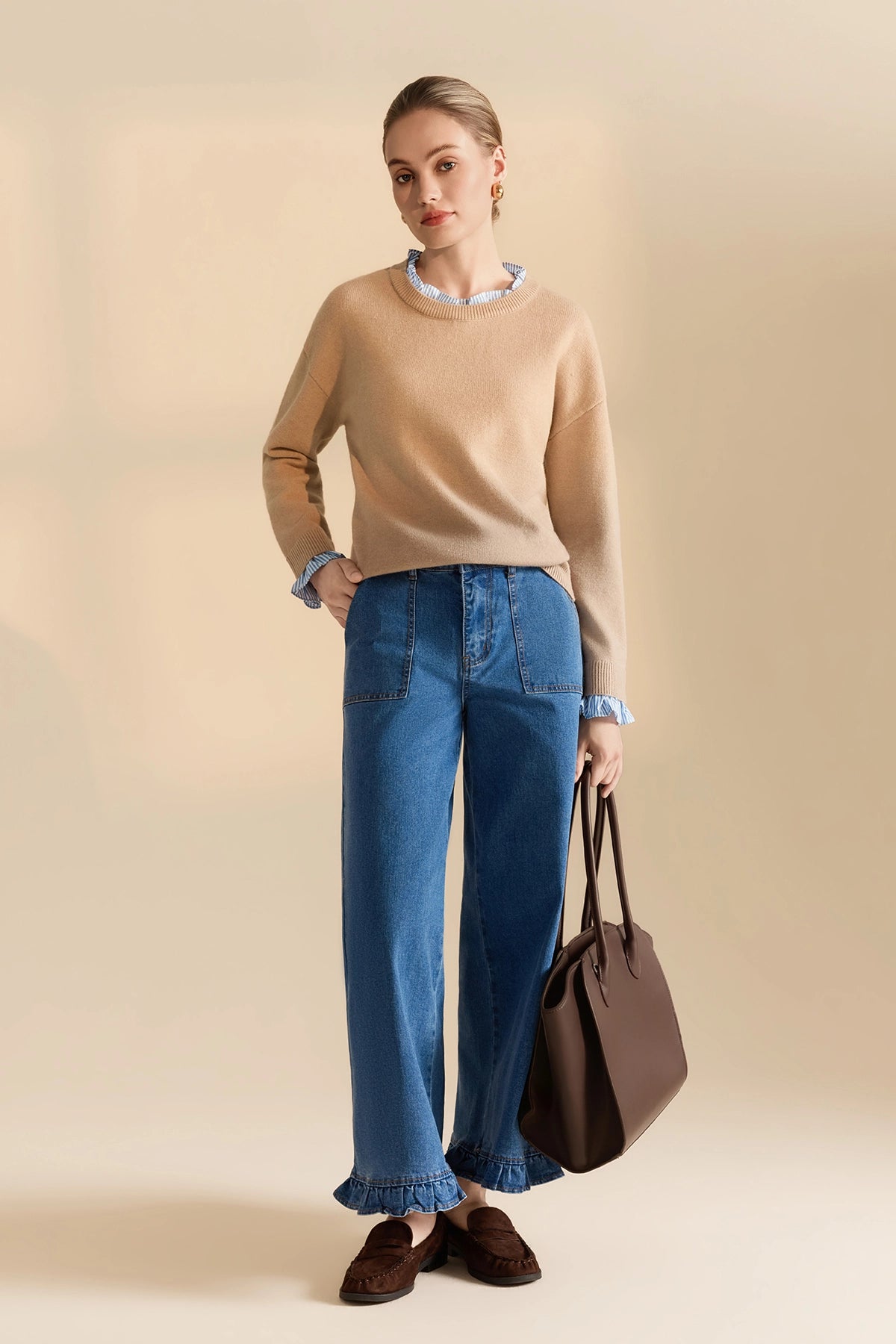 CicyBell-Women-Khaki-Sweaters-N5Z047_3.webp
