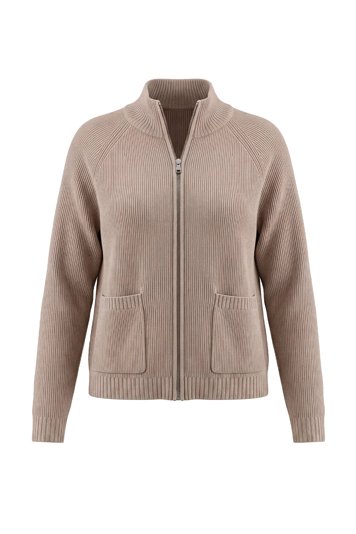 Womens Khaki Chunky Cardigan Sweaters | CicyBell