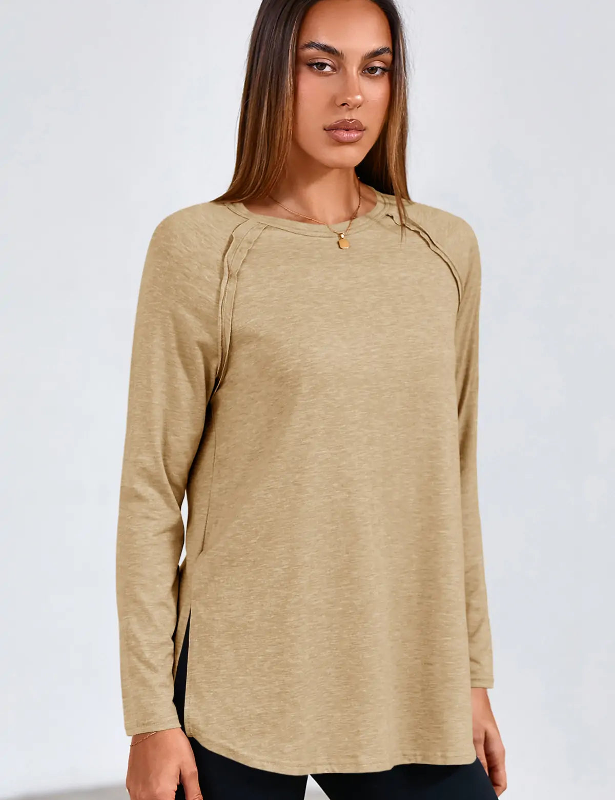 CicyBell-Women-Khaki-Top_Blouses-G3P754_3.webp