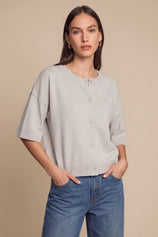 Cicy Bell Womens Khaki Cardigan Tops