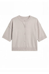 Cicy Bell Womens Khaki Cardigan Tops