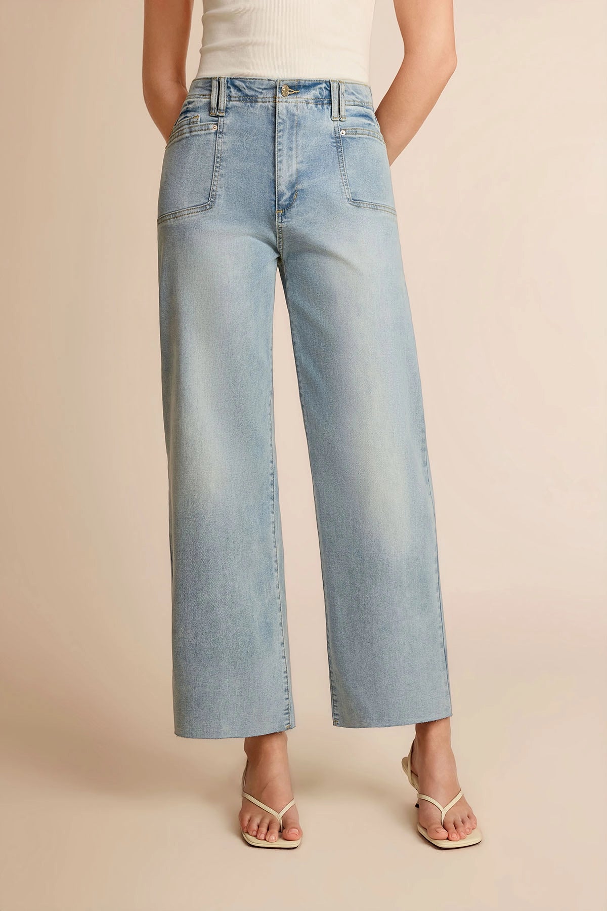 Cicy Bell Womens Light Blue Jeans