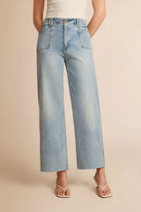 Cicy Bell Womens Light Blue Jeans