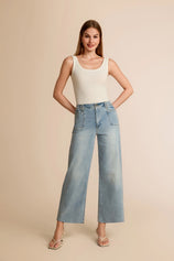 Cicy Bell Womens Light Blue Jeans