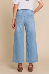 Womens Light Blue Baggy High Waisted Jeans | CicyBell