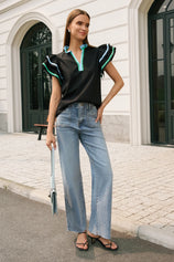 Womens Light Blue High Waisted Straight Jeans | CicyBell