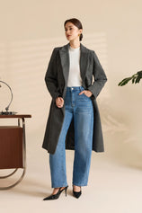 Womens Light Blue High-Waisted Vintage Barrel Jeans | CicyBell