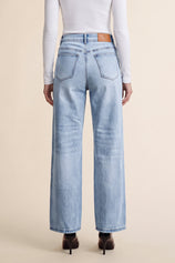 Womens Light Blue High Waisted Jeans | CicyBell