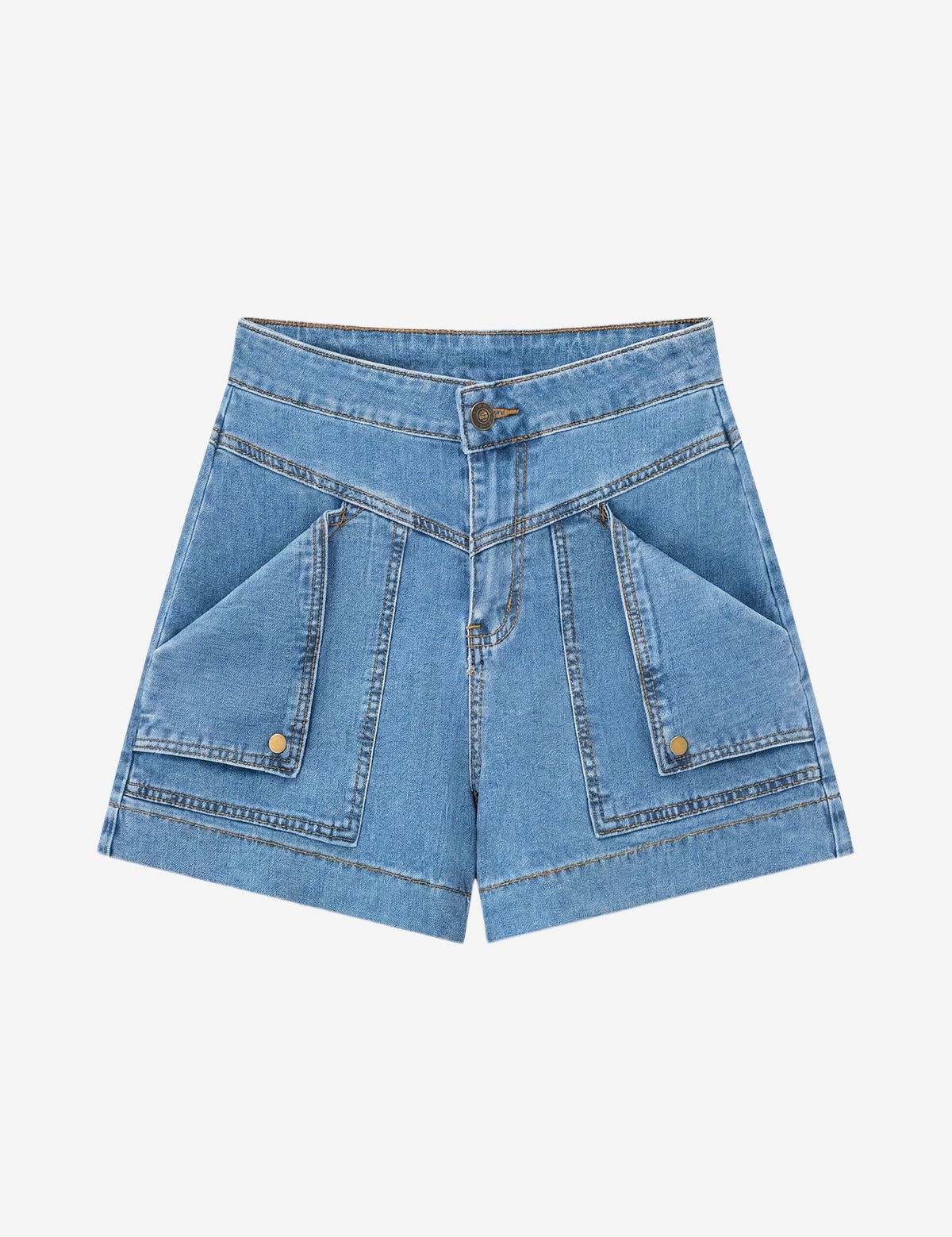 CicyBell-Women-LightBlue-Shorts-NX2650.webp