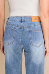 Womens Light Blue Wide Leg Jeans | CicyBell