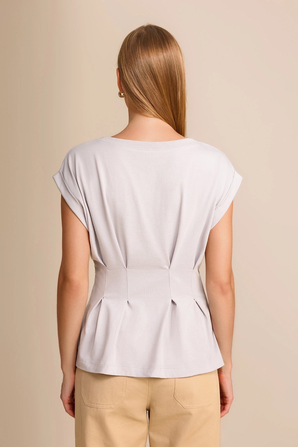 Womens Light Grey Cap Sleeve Tank Tops | CicyBell