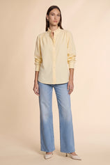 Womens Light Khaki  Oversized Button Down Shirts| CicyBell