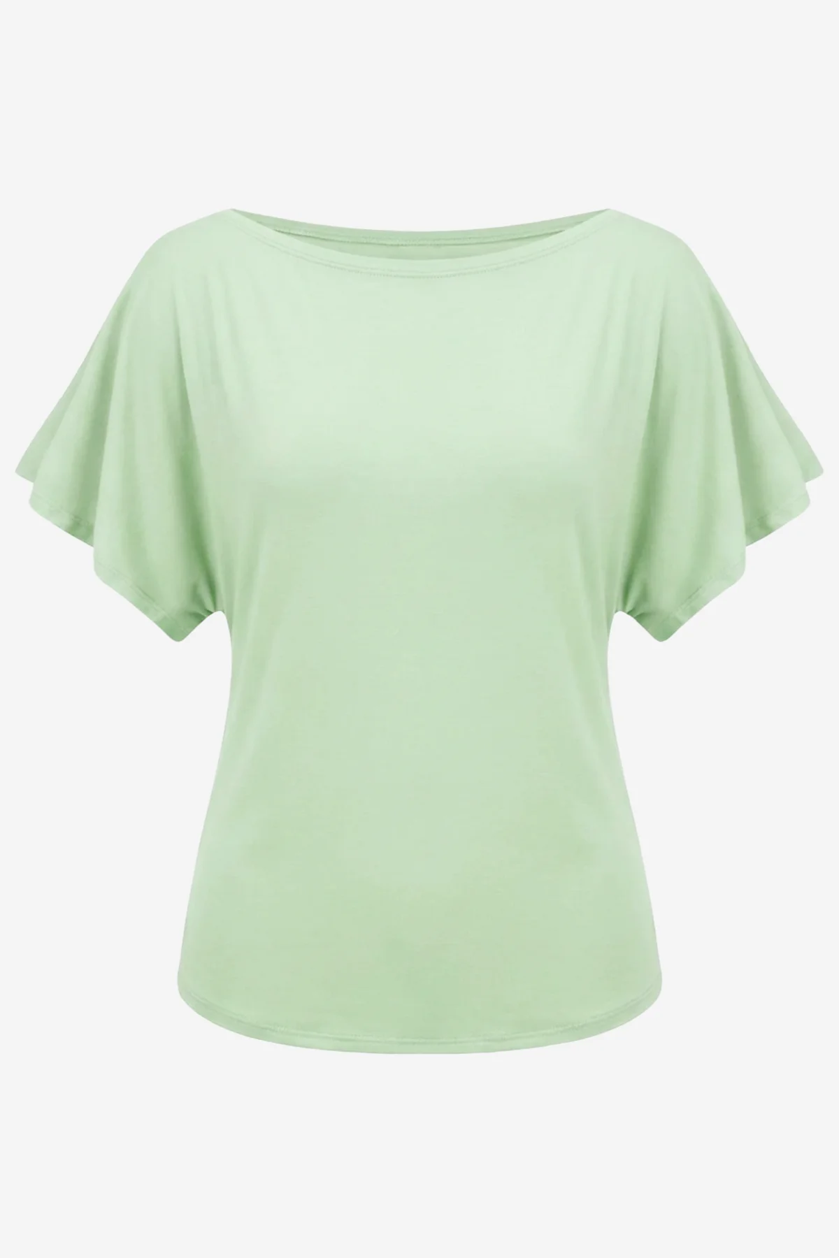 Womens Mint Tie Back Cinched Tops | CicyBell