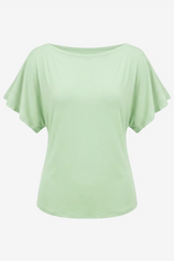 Womens Mint Tie Back Cinched Tops | CicyBell