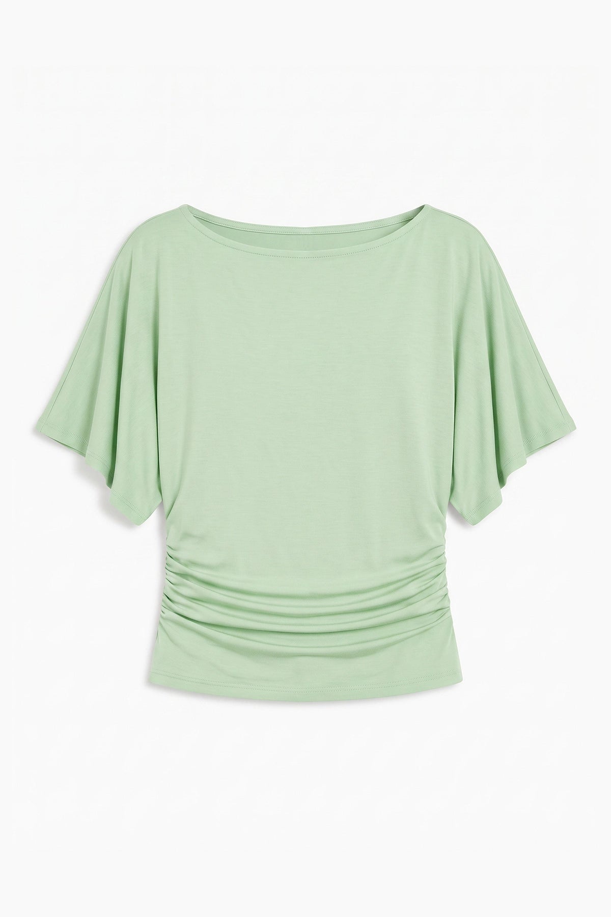 Womens Mint Tie Back Cinched Tops | CicyBell