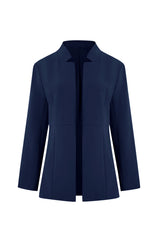Cicy Bell Womens Navy Business Casual Blazer