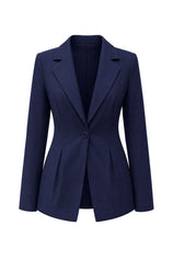 Womens Navy Business Casual Suit Jackets  | CicyBell