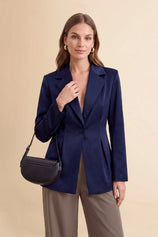 Womens Navy Business Casual Suit Jackets  | CicyBell