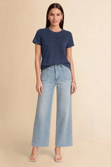 Womens Navy Short Sleeve Shirts | CicyBell