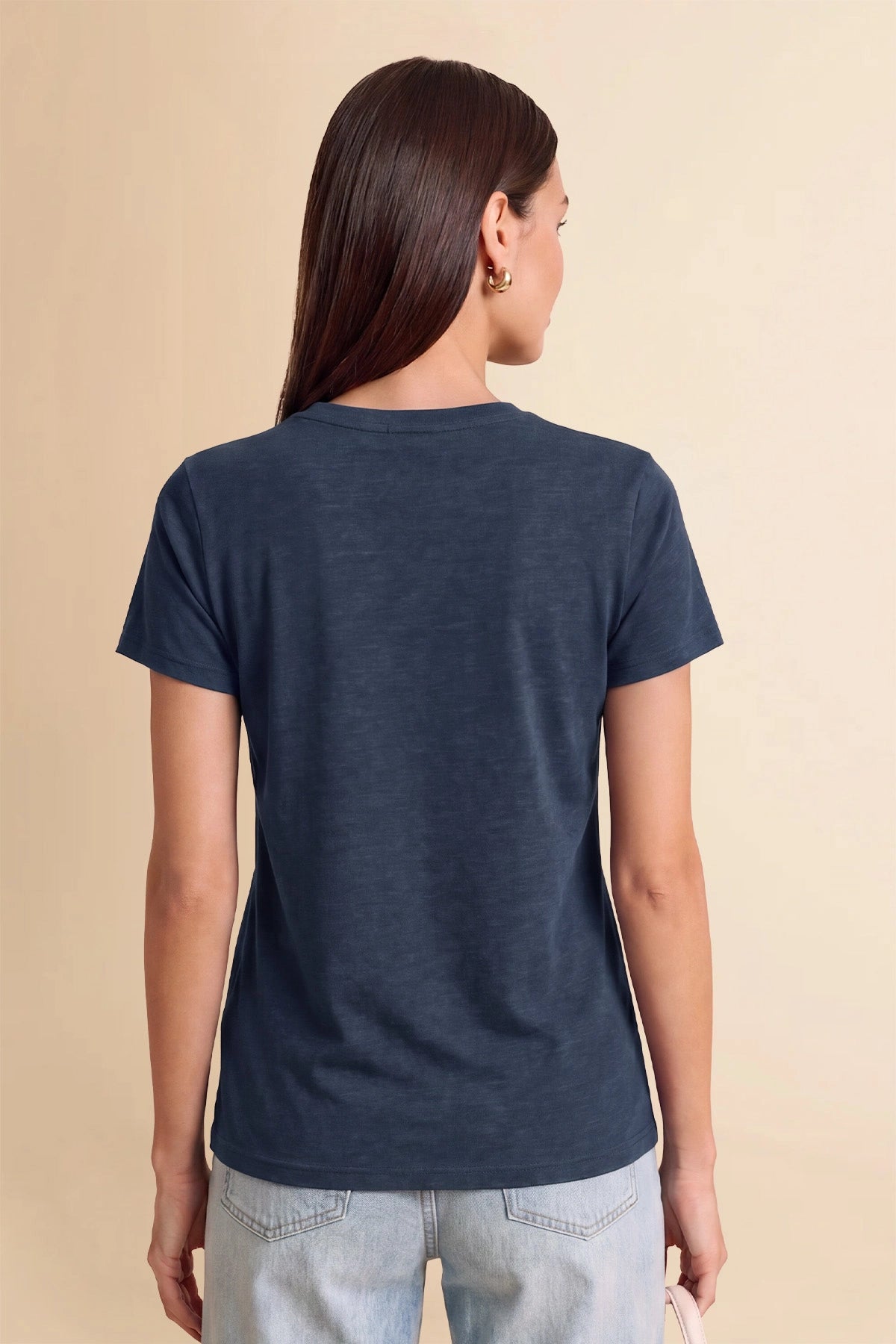 Womens Navy Short Sleeve Shirts | CicyBell