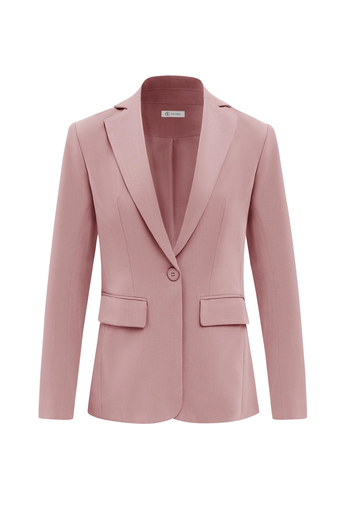 Womens Nude Pink Casual Work Blazers | CicyBell
