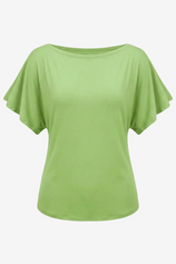 Womens Olive Drab Tie Back Cinched Tops | CicyBell