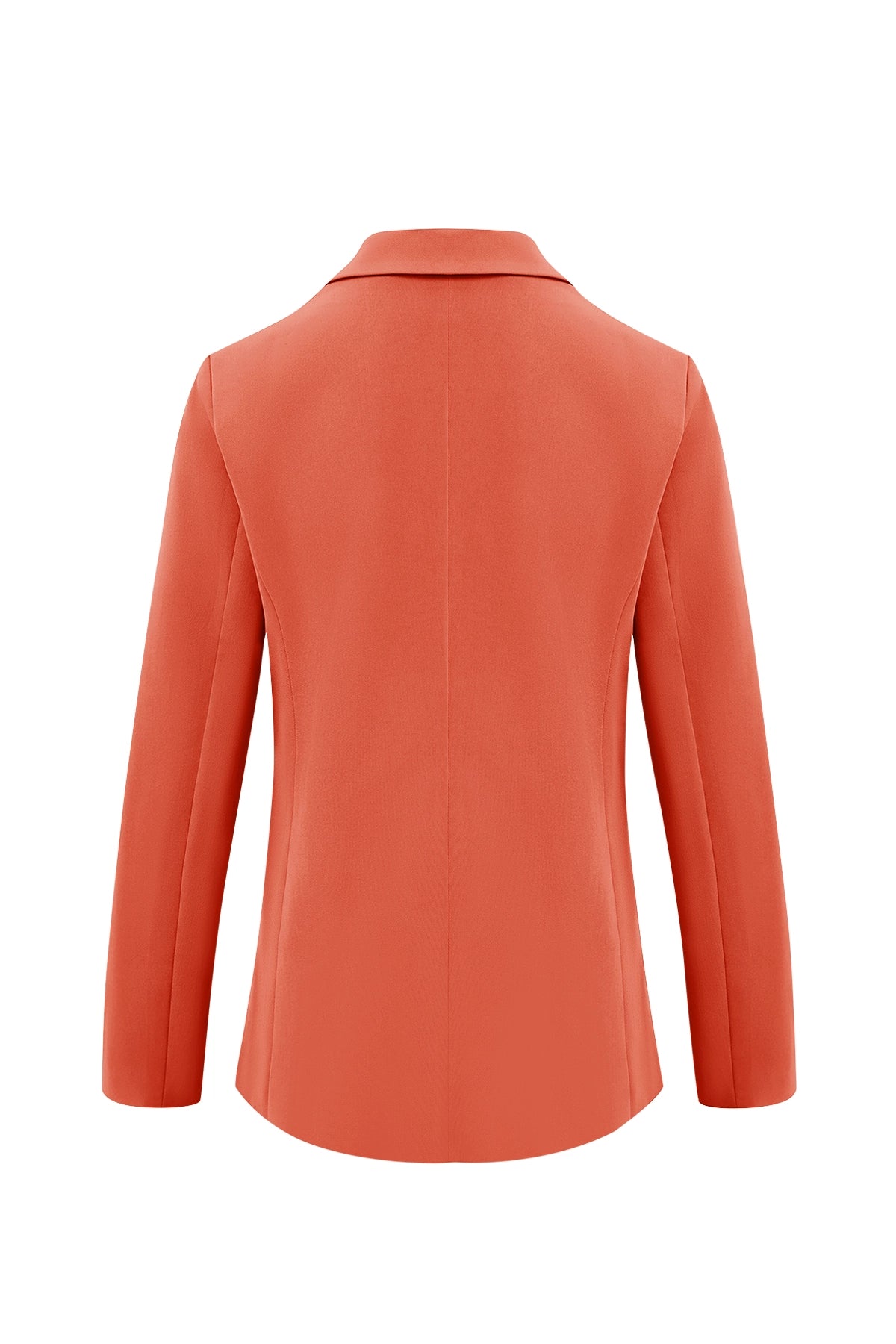 Womens Orange Casual Work Blazers | CicyBell