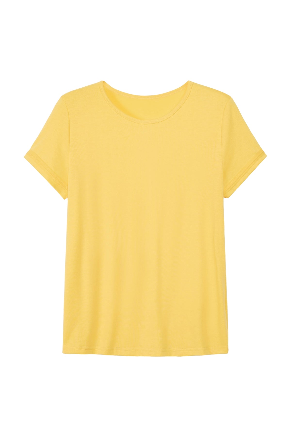 Womens Pastel Yellow Short Sleeve Shirts | CicyBell