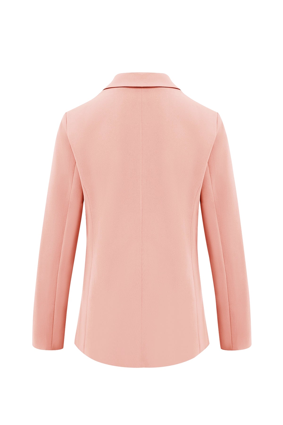 Womens Peach Pink Casual Work Blazers | CicyBell