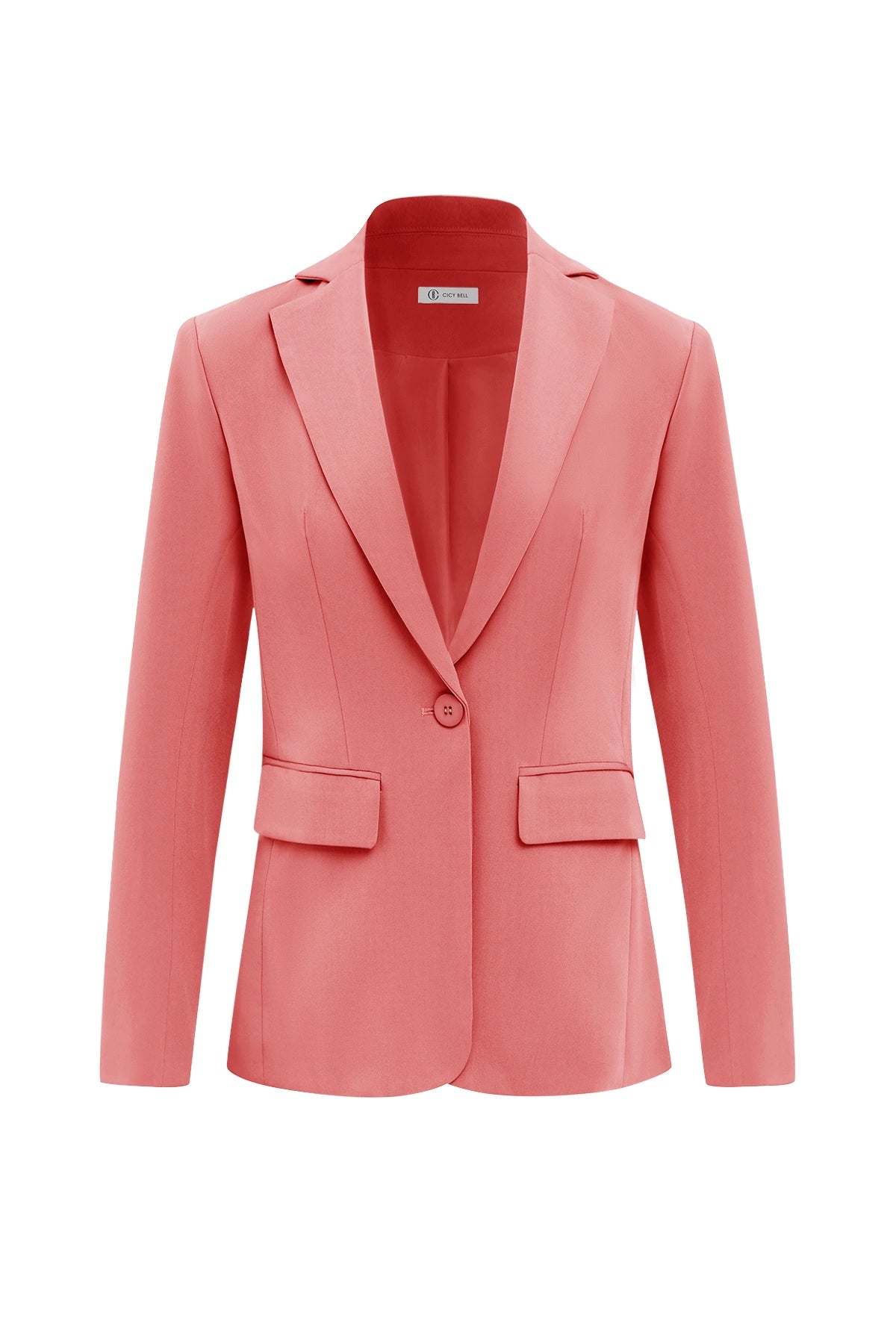Womens Pink Casual Work Blazers | CicyBell