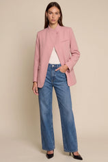 Womens Pink Professional  Blazer | CicyBell