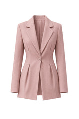 Womens Pink  Business Casual Suit Jackets  | CicyBell