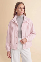 Womens Pink Cropped Bomber Jackets | CicyBell