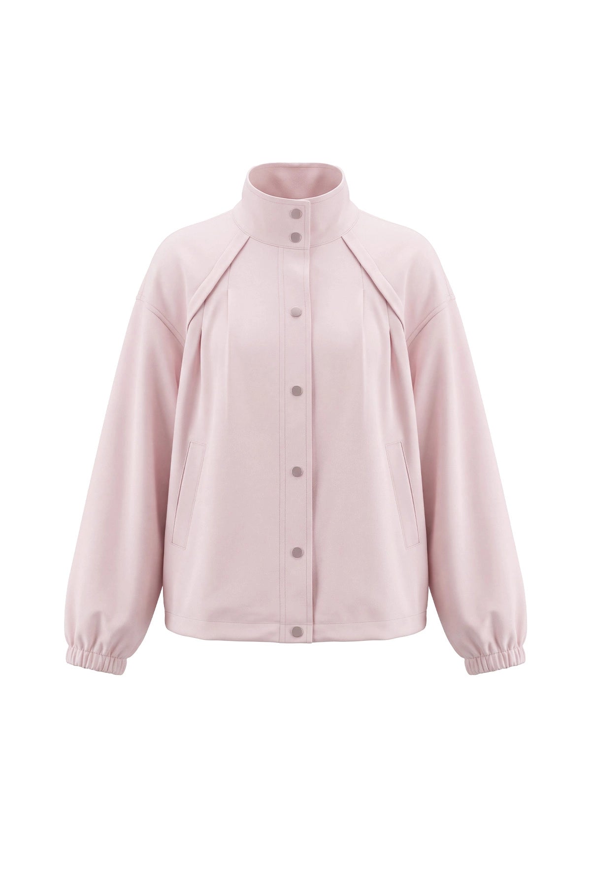 Womens Pink Cropped Bomber Jackets | CicyBell