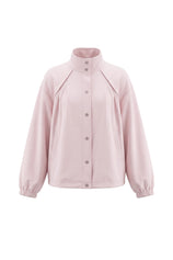Womens Pink Cropped Bomber Jackets | CicyBell