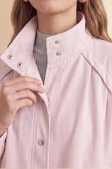 Womens Pink Cropped Bomber Jackets | CicyBell