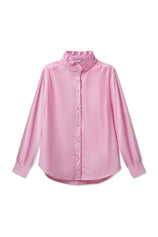 Womens Pink Oversized Button Down Shirts| CicyBell