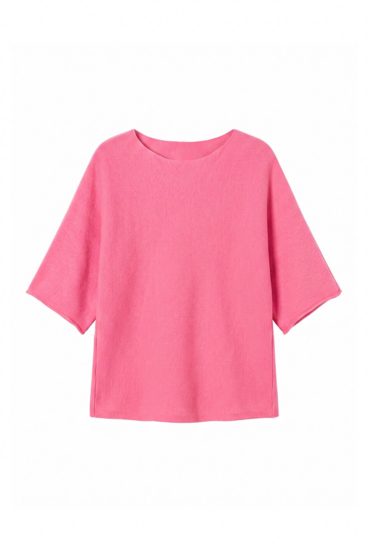 Cicy Bell Womens Pink Half Sleeve Sweaters