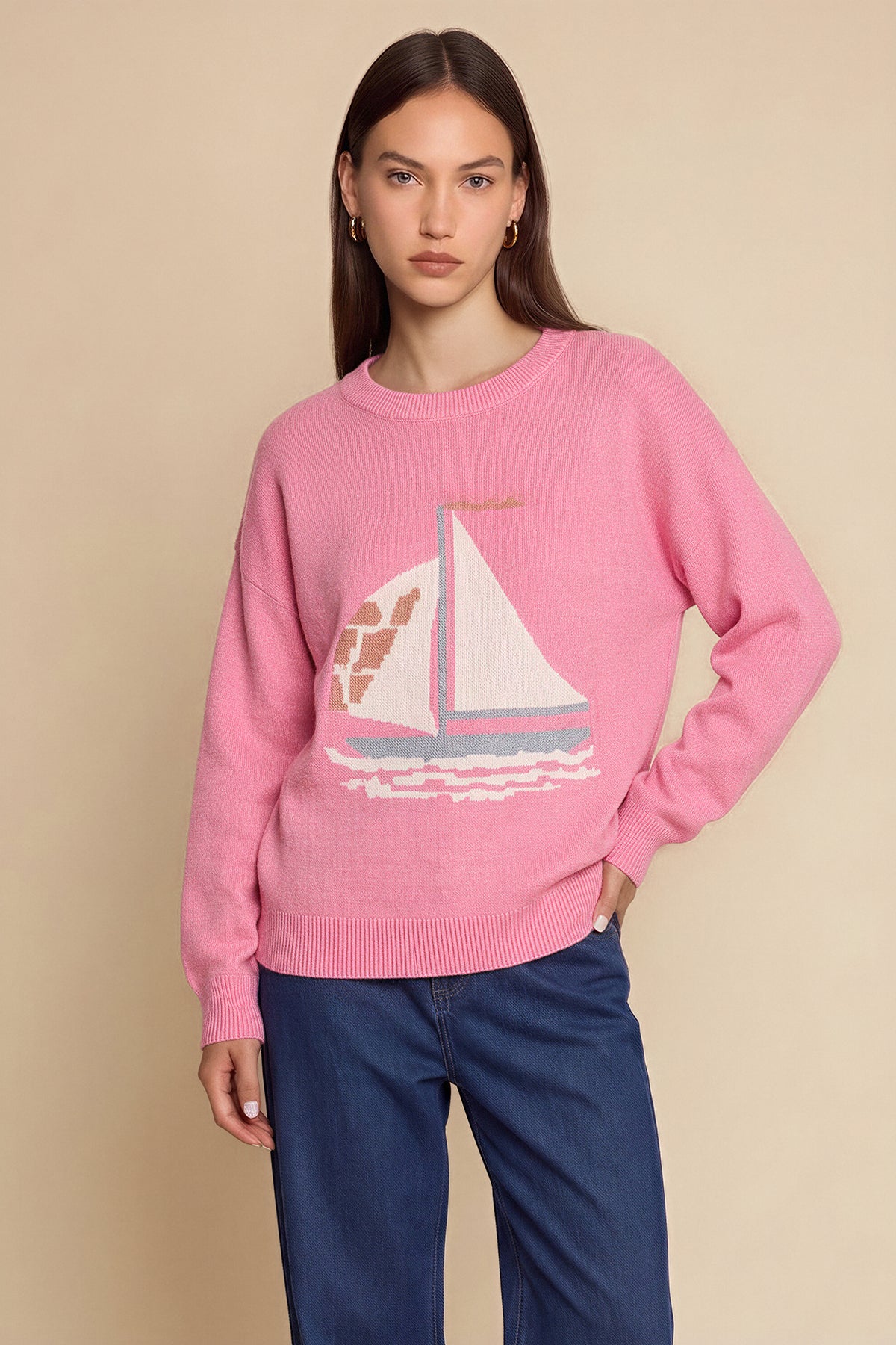 CicyBell-Women-Pink-Sweaters-N5Z078_3.jpg