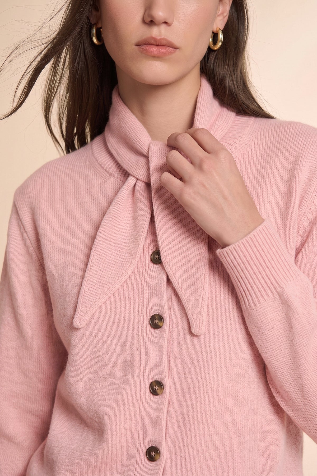 Womens Pink Button Down Cardigans | CicyBell