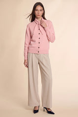 Womens Pink Button Down Cardigans | CicyBell