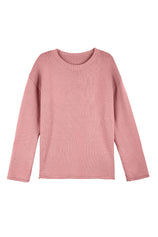 Womens Pink Long Sleeve Sweater | Cicy Bell